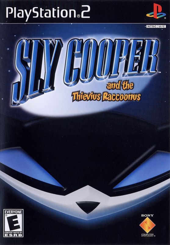 Sly Cooper and the Thievius Raccoonus box art for Playstation 2